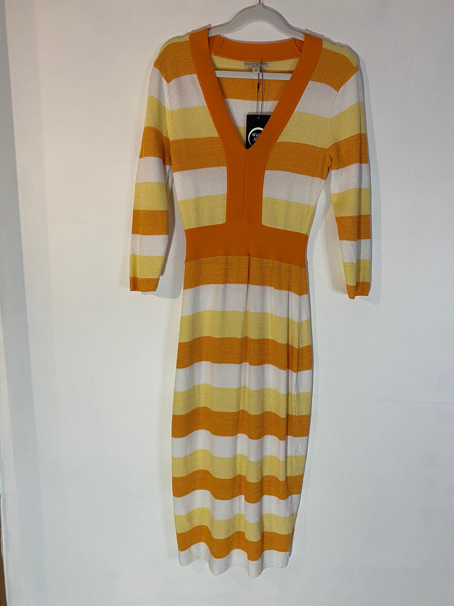 Eva mendes orange on sale dress